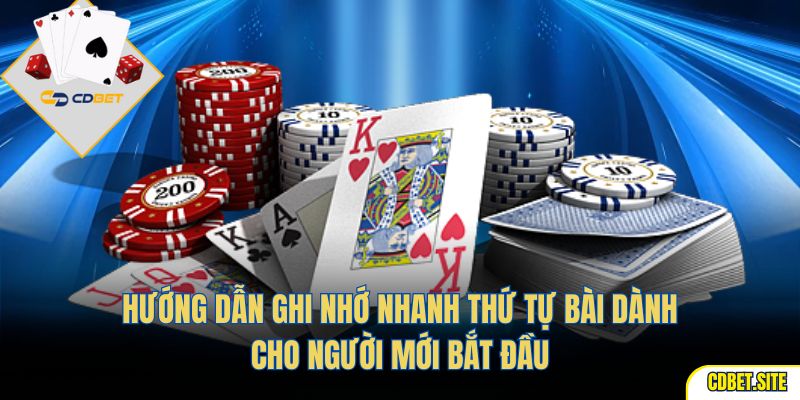 Hướng dẫn ghi nhớ nhanh thứ tự bài dành cho người mới bắt đầu