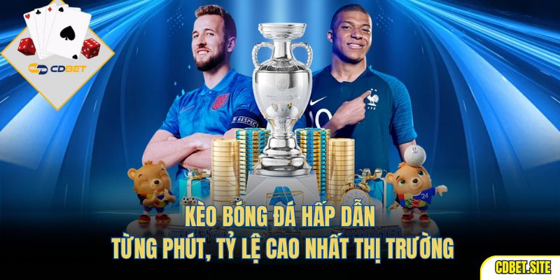 Kèo bóng đá hấp dẫn từng phút, tỷ lệ cao nhất thị trường